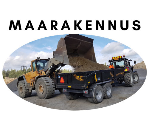 Kaivu- ja ojitustyö, Ympäristörakentaminen, Rakennusten pohjatyö, Maa-aineksen kuljetustyö, Pellon raivaustyö, Muu maarakentaminen Maarakennusurakointi